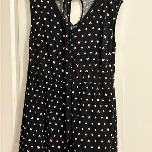 Disney Black and White Minnie Mouse romper